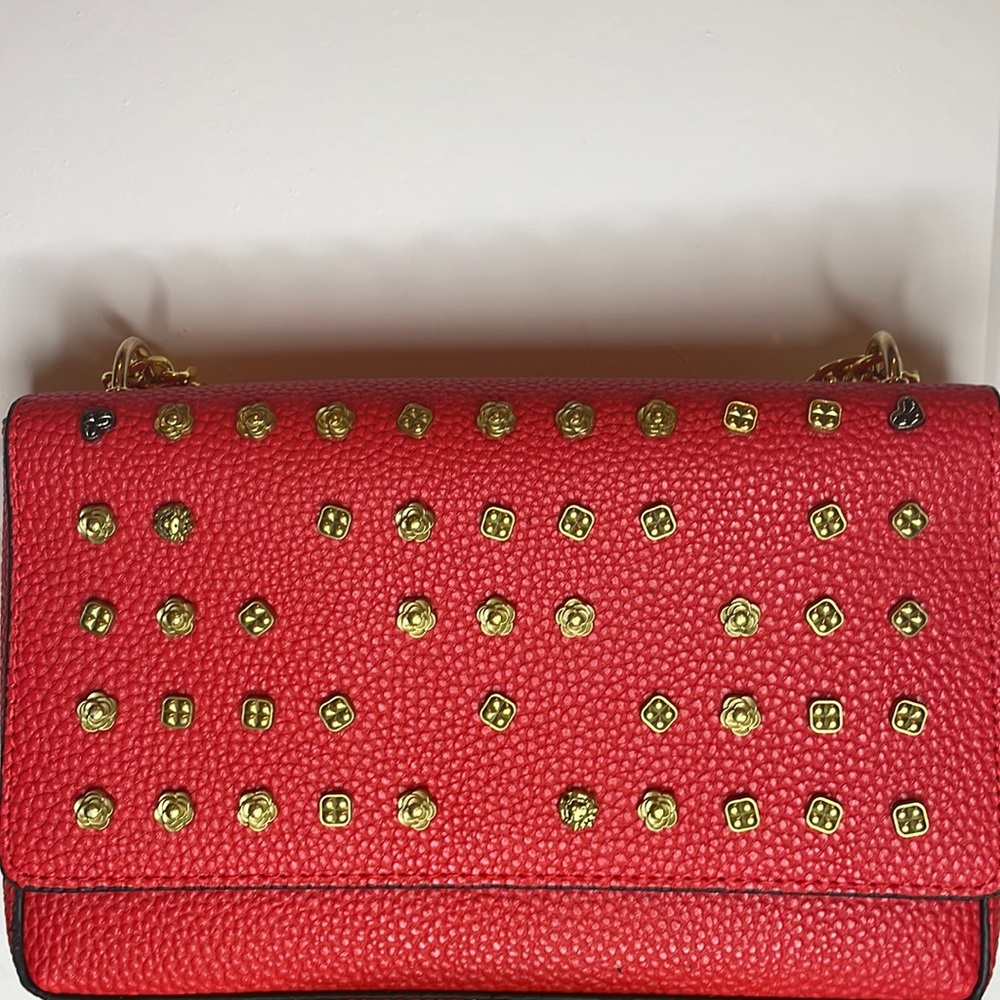 A Coral color Shoulder or Crossbody bag